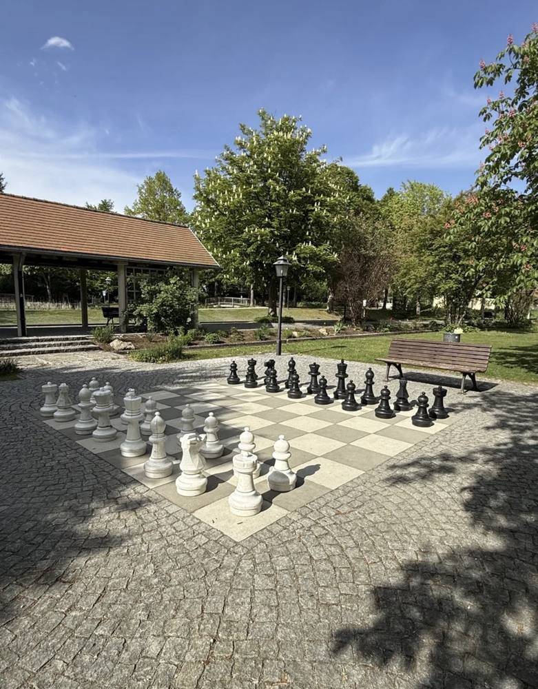 Riesenschach im Kurpark